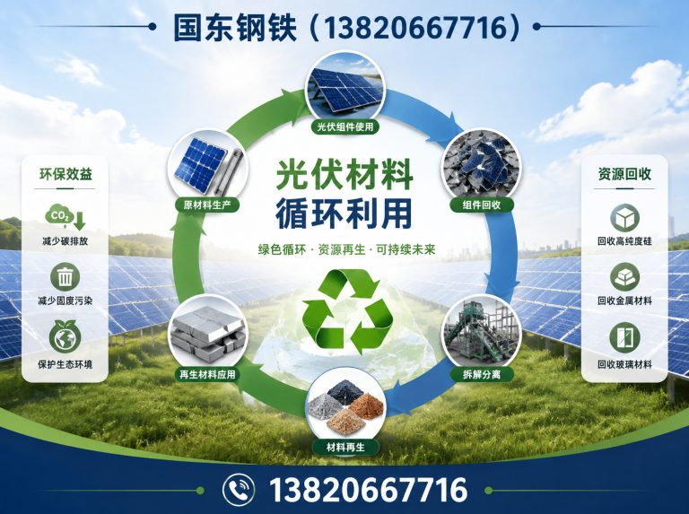 河北区光伏材料循环利用展示图